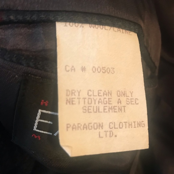 Vintage Eaton Man grey plaid wool blazer - Picture 6 of 8